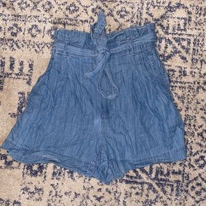 Madewell paper bag shorts